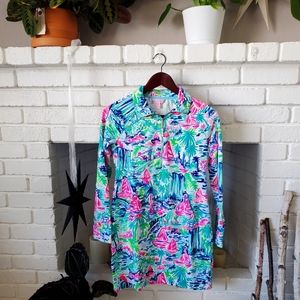 XXS Lilly Pulitzer Skipper Dress - Salt in the Air Print